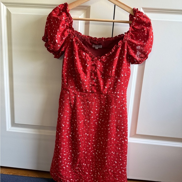 Petite Studio Red Maisy Dress - Picture 5 of 5